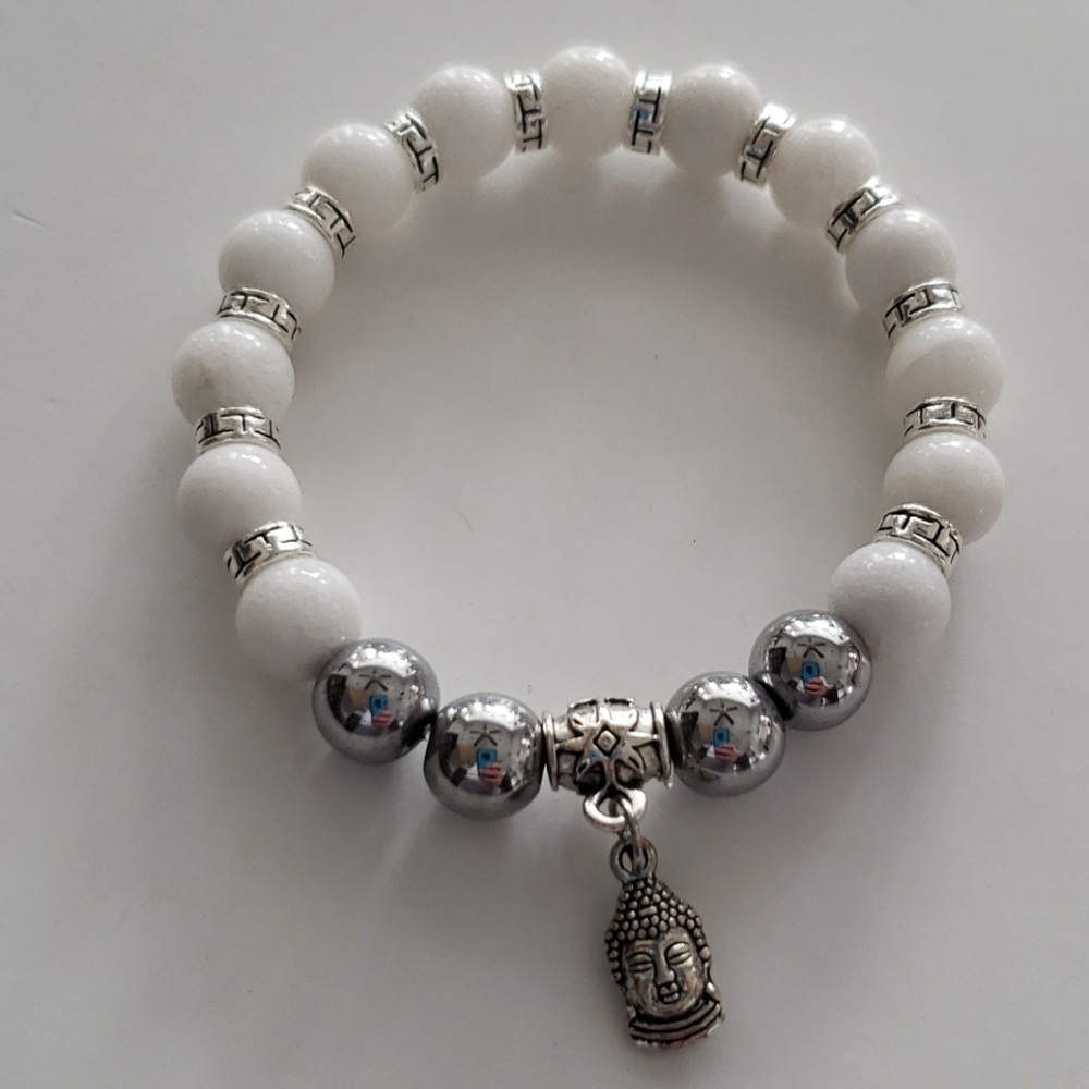NWOT Handcrafted M.O.P. Buddha Charm Bracelet - Picture 2 of 8